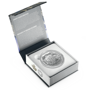 2015 $200 2 oz Canada's Rugged Mountains Silver Coin # 3