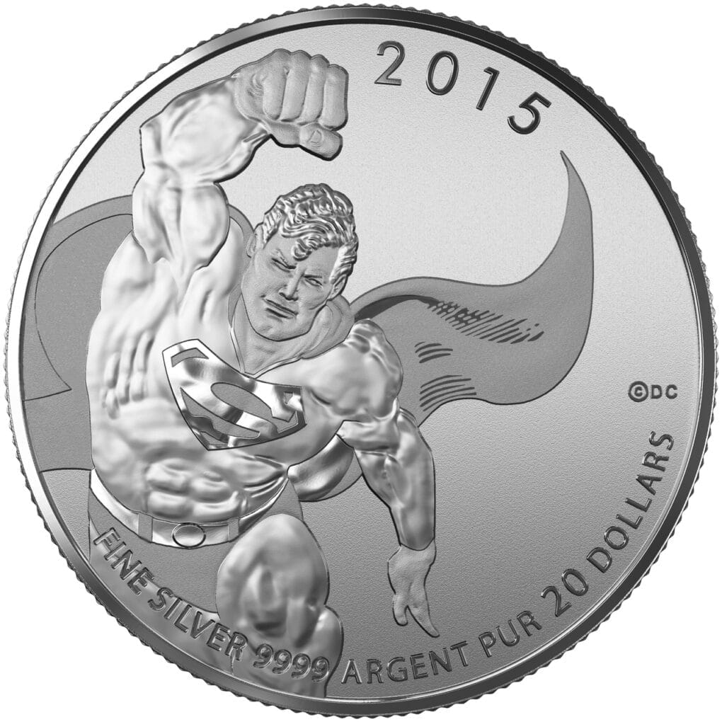 2015 $20 DC Comics ™ Originals: Superman Silver Coin - 9999