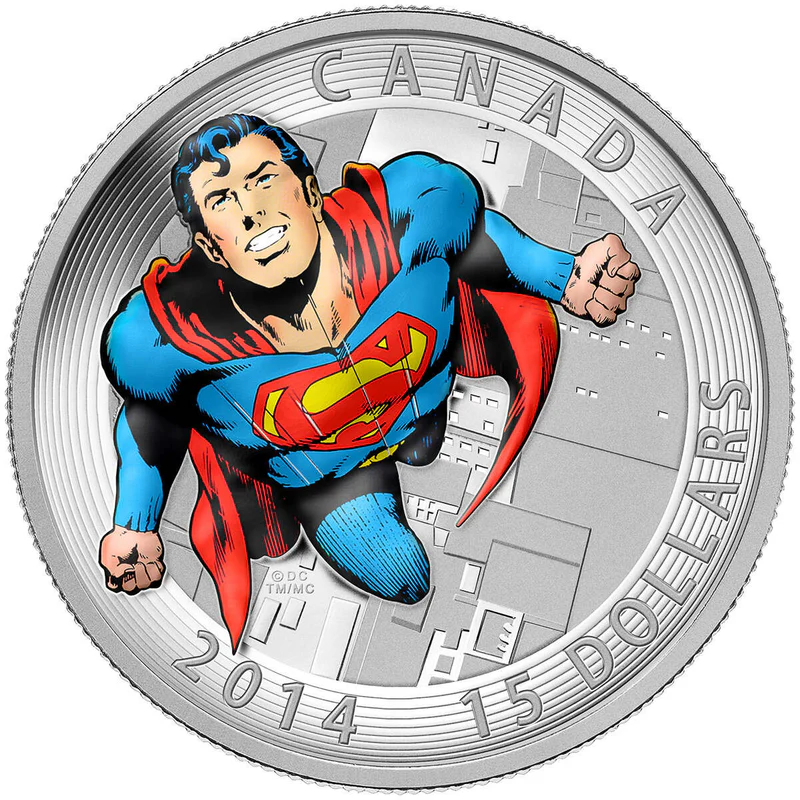 2014 $15 Iconic Superman™ Comic Book Covers: Action Comics #419 (1972) - Pure Silver Coin