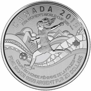 2015 $20 For $20 Fifa Women's World Cup Canada 2015TM/MC Silver Coin - 9999