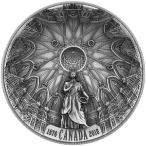 2016 $25 The Library of Parliament Silver Coin