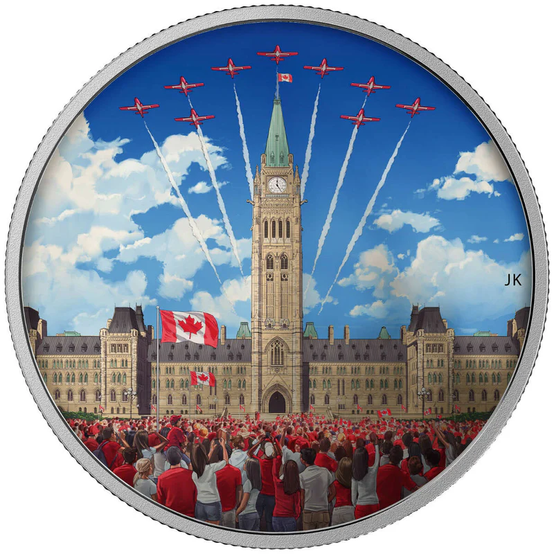 2017 $30 Celebrating Canada Day Silver Coin - 9999