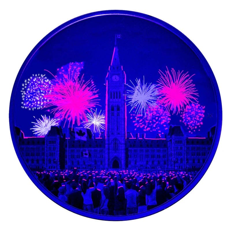 2017 $30 Celebrating Canada Day Silver Coin - 9999