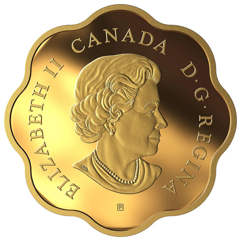 2019 $20 Iconic Maple Leaves Gold Plated Silver Coin - 9999