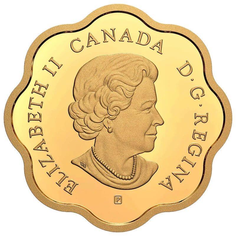 2020 $20 Iconic Maple Leaves Gold Plated Silver Coin - 9999