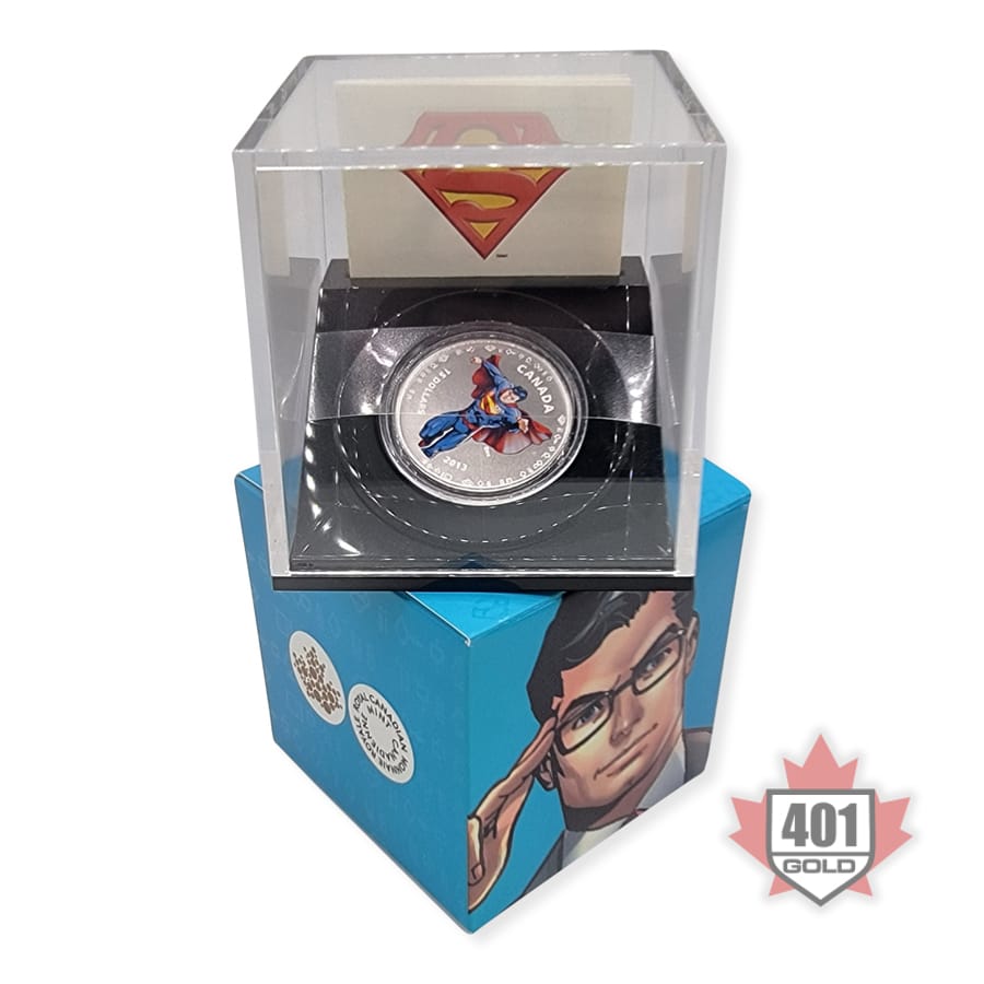 2013 $15 Modern Day Silver Coin | 75th Anniversary of Superman™