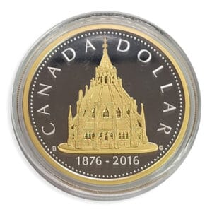 2016 Renewed Silver Dollar - Library of Parliament Silver Coin
