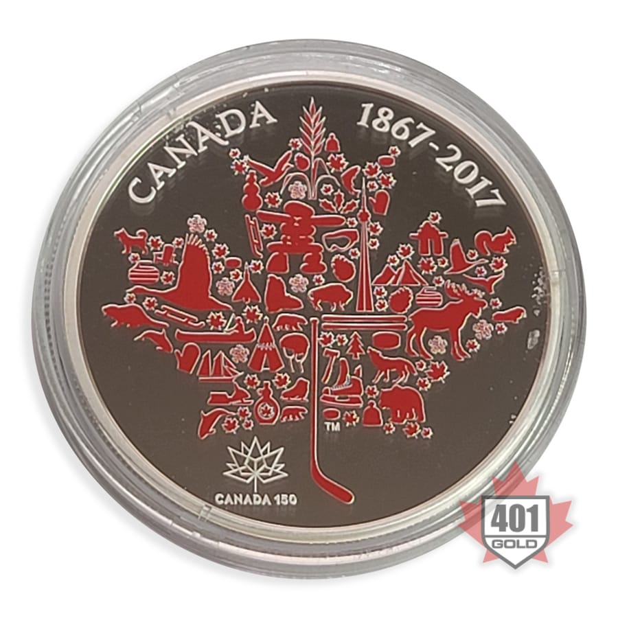 2017 $50 Canadian Icons - Pure Silver Coin