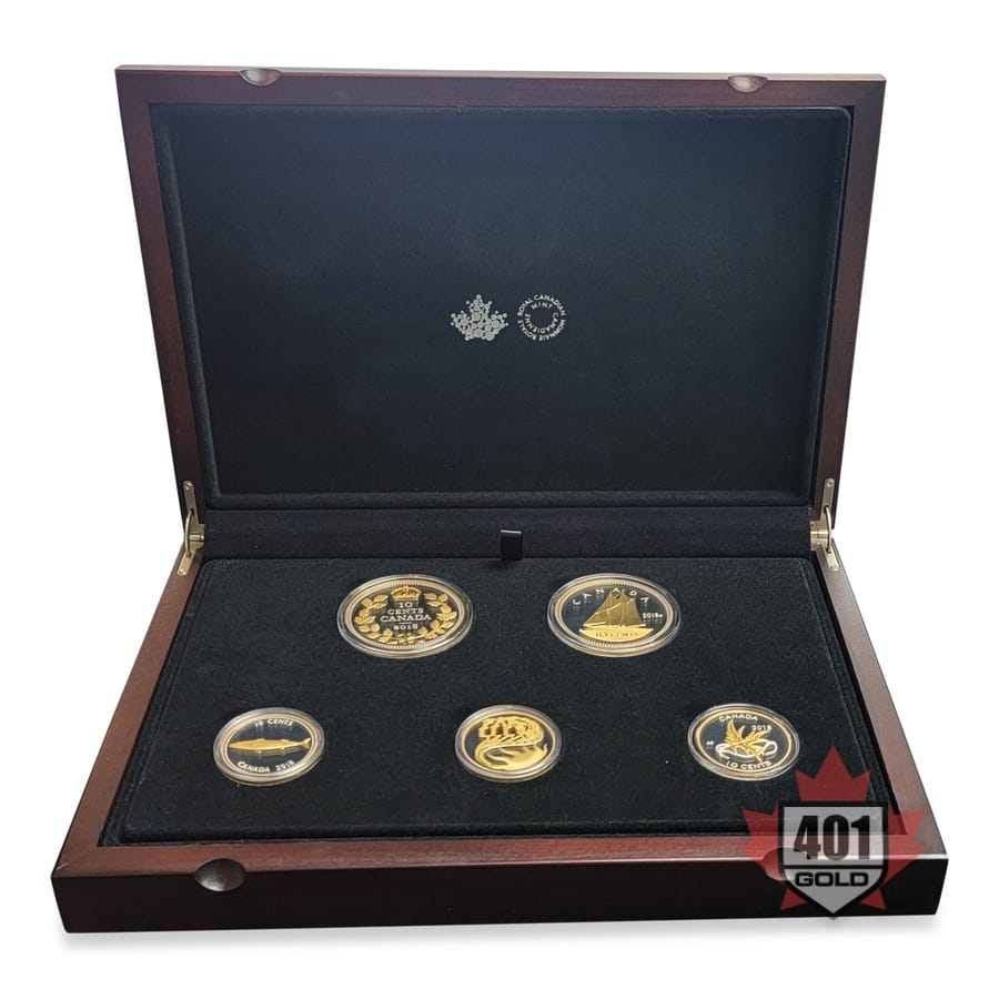 2018 Legacy of the Dime - Pure Silver Coin Set