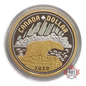 2020 Renewed Silver Dollar -140th Anniversary of the Arctic Territories - 2 oz Pure Silver Coin