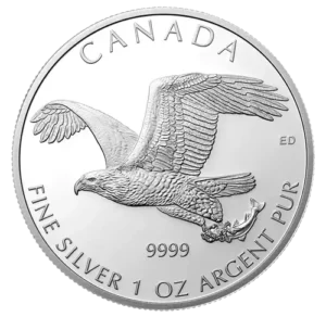2014 $5 Soaring Bald Eagle Silver Coin - 9999