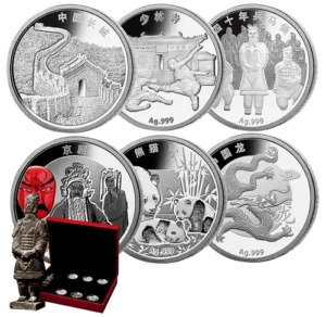 2015 Discover China - 1/2 oz. Fine Silver 6-Piece Medallion Set