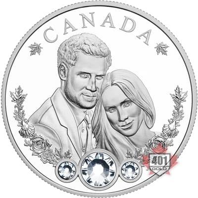 2018 $20 The Royal Wedding of Prince Harry and Ms Meghan Markle Silver Coin