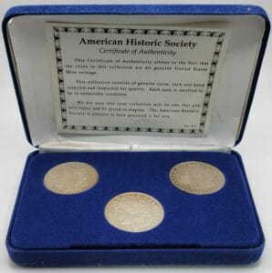 1921 Morgan Silver Dollar 3-Piece Set