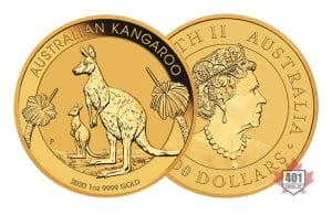 1oz Kangaroo Gold Coins (Random Year) - International Gold Coins