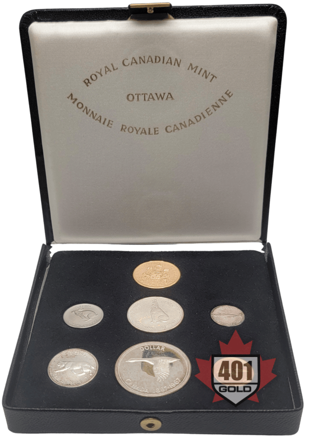 1967 Canada Specimen Set With $20 Gold Coin (never Opened) | 401Gold Inc