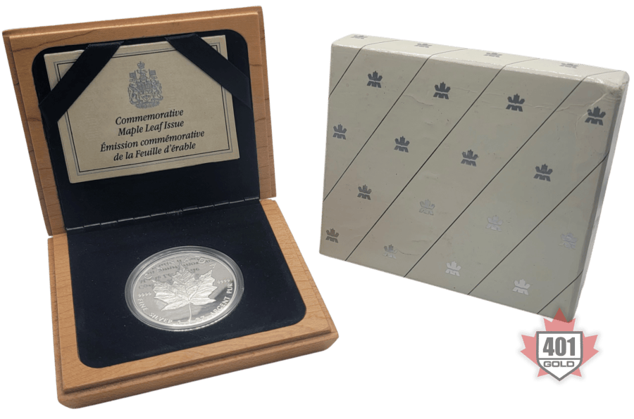 1979-1989 1 oz Commemorative Silver Maple Leaf Coin