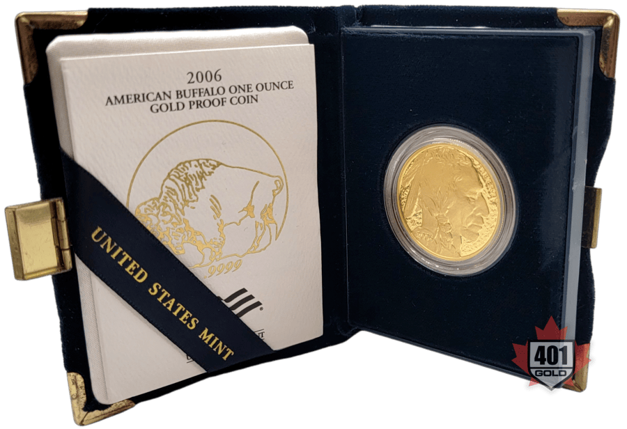 2006 American Buffalo 1 oz Gold Proof Coin "W"