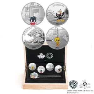 2015 Looney Tunes™ 1 oz Silver 4 Coin and Watch set