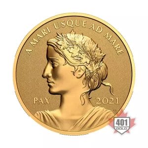 2021 $200 Peace Dollar Pure Gold Coin 0.99999 Reverse