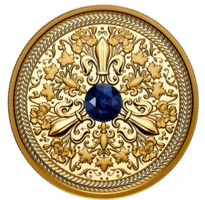 2022 $200 Culture & Traditions Pure Gold Coin with Sapphire Reverse
