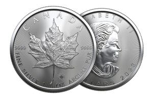 1 oz 2023 Silver Maple Leaf Coins