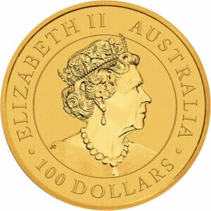 2021 1 oz Kangaroo Gold Coin Obverse