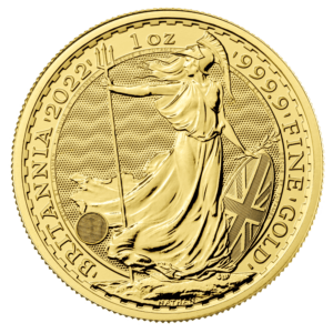 2022 1oz Britannia Gold Coin Reverse