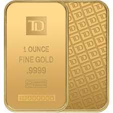 1oz TD Gold Bar Cheap Gold
