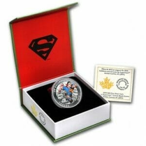 2015 Silver Iconic Superman Silver Coin Case