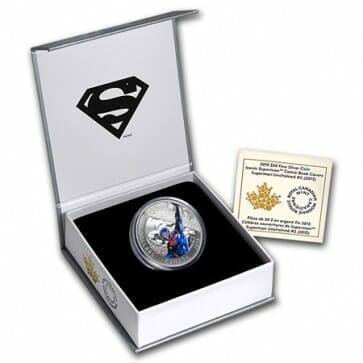 2015 Superman Unchained Silver Coin Case