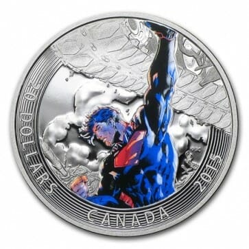2015 Superman Unchained Silver Coin Reverse