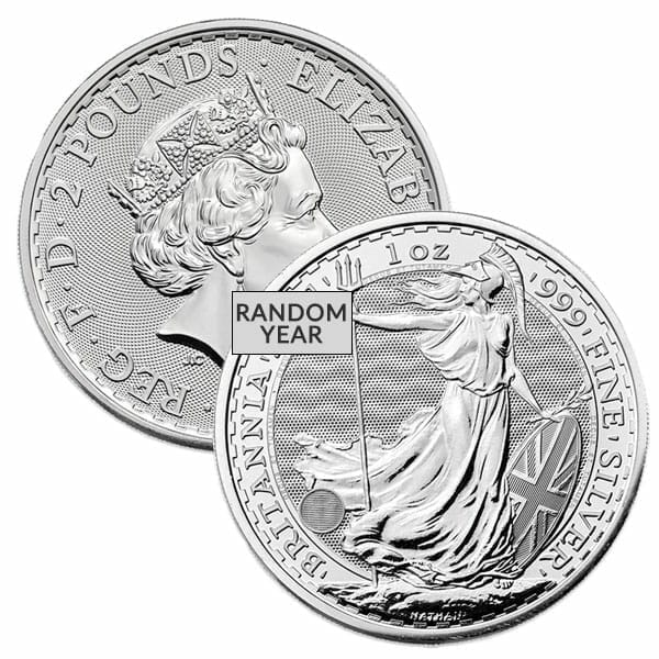 1 oz Britannia Silver Coin - Random