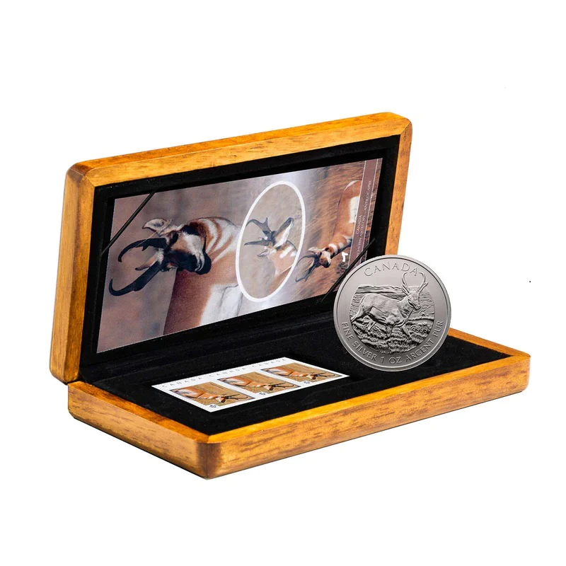 2013 $5 Pronghorn Antelope and Stamp Set