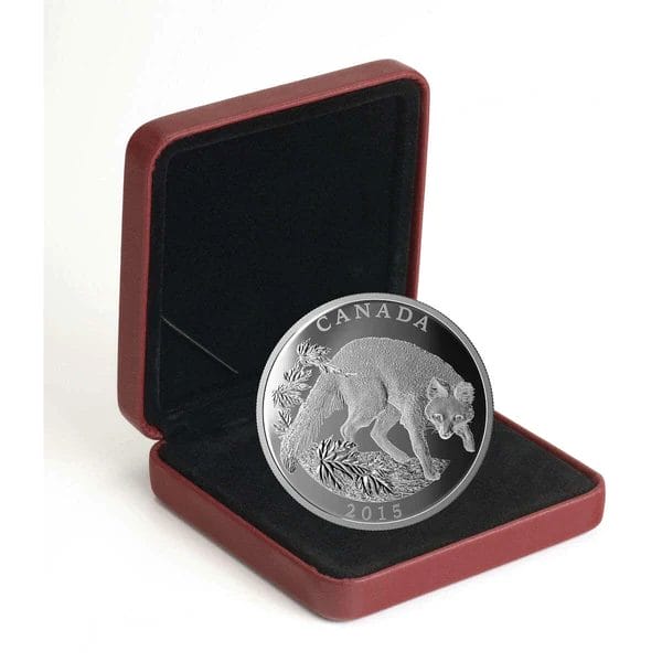2015 $125 The Grey Fox Silver Coin Case
