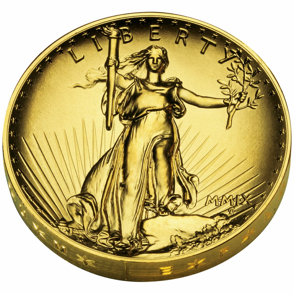 2009 $20 Double Eagle Ultra High Relief MS69 (24k) | 401Gold Inc