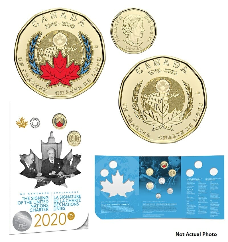 2020 75th Anniversary of the Signing of The United Nations Charter Coin Set