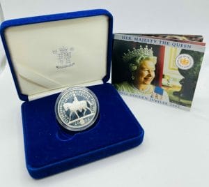 2002 Queen Elizabeth Golden Jubilee Silver Proof Coin