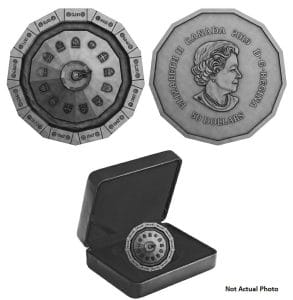 2019 $50 The Centennial Flame of Canada Silver Coin 0.9999