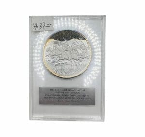 1968 Britannia Commemorative Society The Charge of the Light Brigade Silver Proof Medal - 999