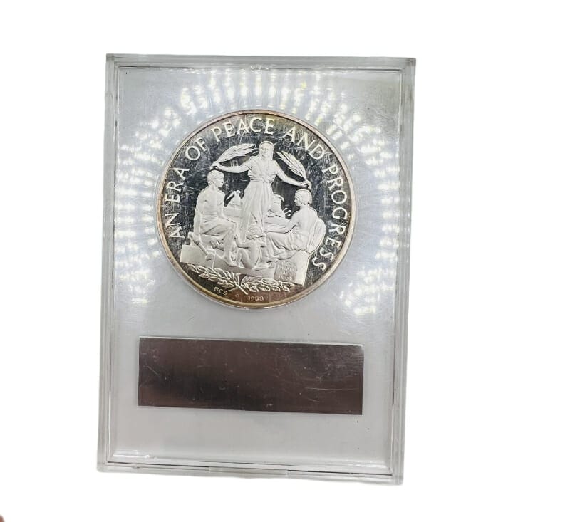 1968 Britannia Commemorative Society Queen Victoria Silver Proof Medal - 999