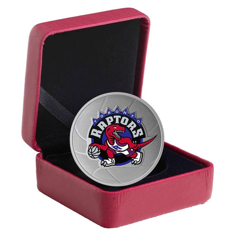 2020 $25 Toronto Raptors 25th Season Silver Proof Coin - 9999