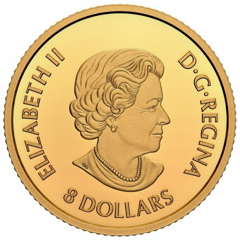 2022 $8 Earth Dragon Gold Coin - 9999