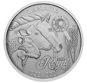 2022 14oz $5 Moments to Hold 100th Anniversary of the Royal Agricultural Winter Fair Silver Specimen Coin - 9999