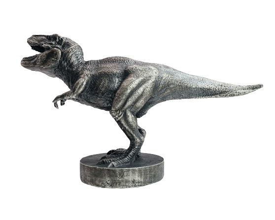 Tyrannosaurus Rex Silver Figurine