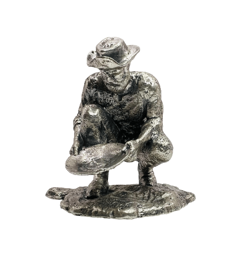 The Prospector Silver Figurine