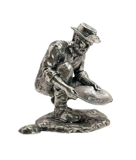 The Prospector Silver Figurine