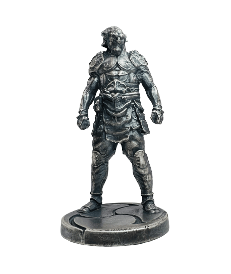 Samurai Warrior Silver Figurine