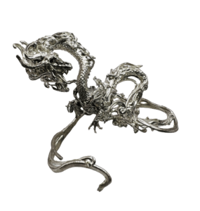 Wind Dragon Silver Figurine
