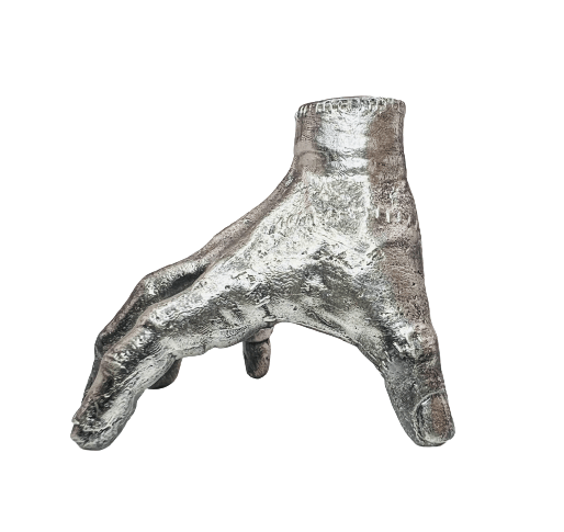 The Hand Silver Figurine